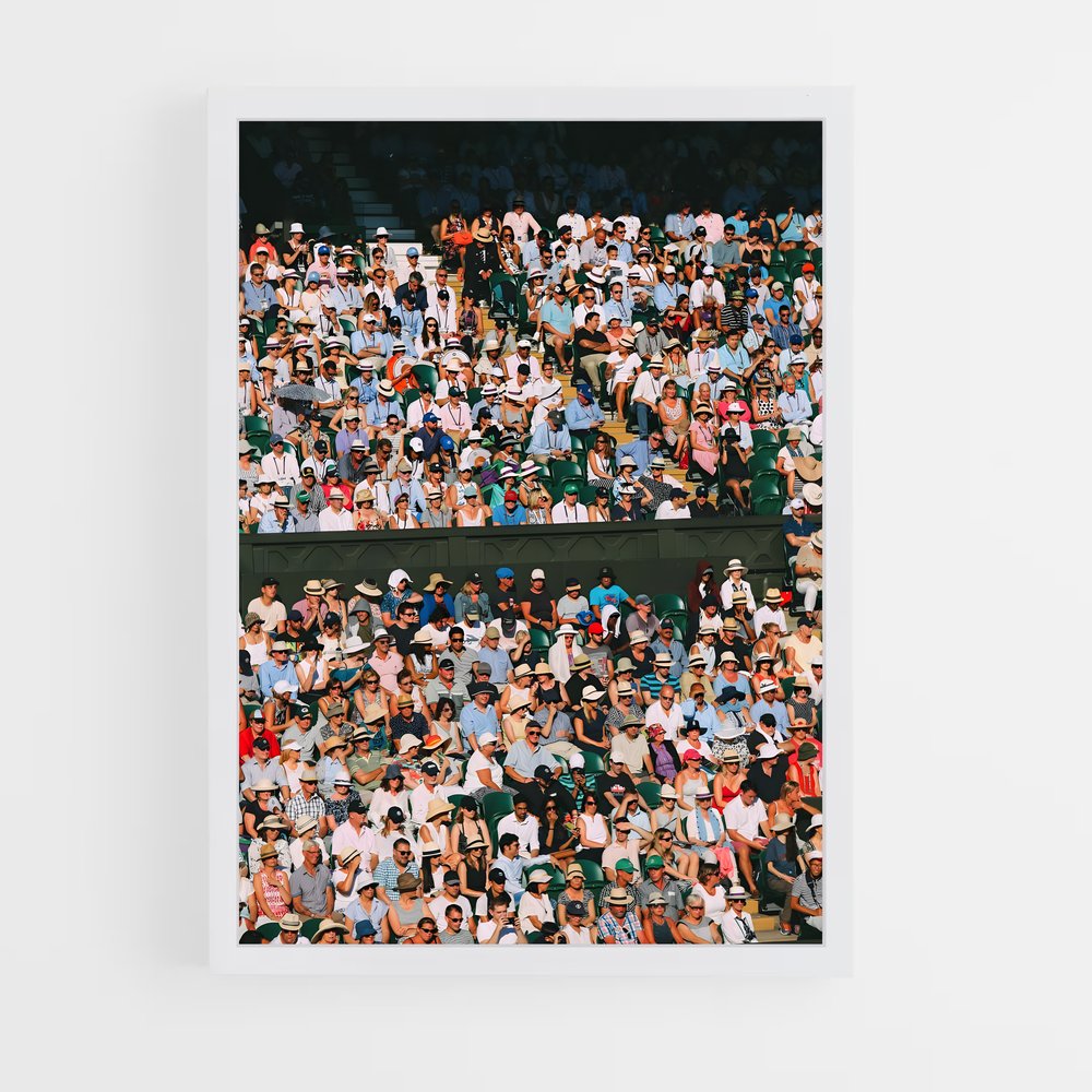 Poster La Foule de Wimbledon – affiche Tennis (vue 3)